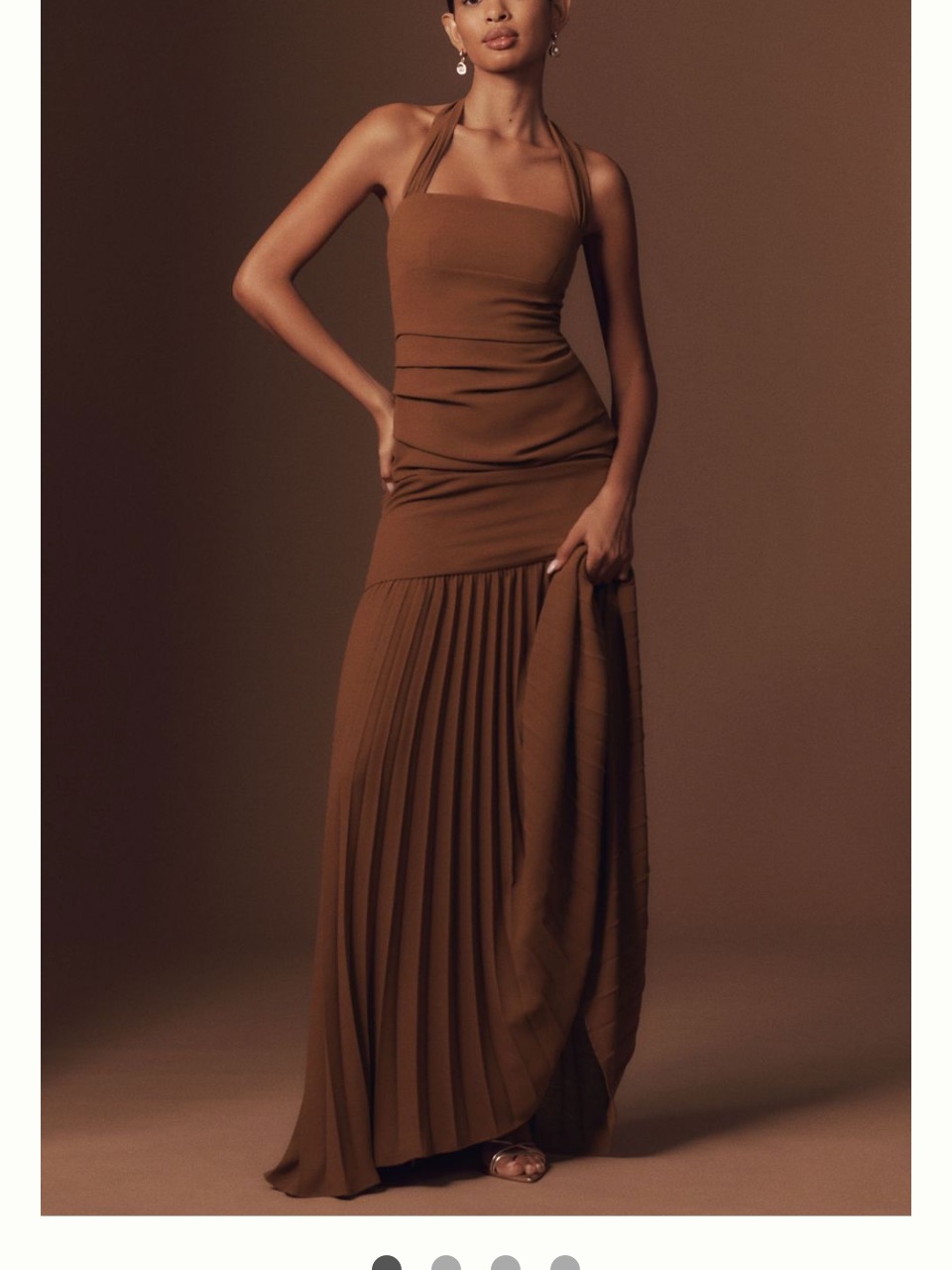Delfi Collective/Anthrodelilah Halter Maxi Dress
